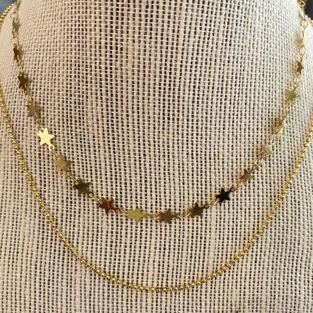 Stars layering necklaces by Lauren Kenzie (set of 2)
